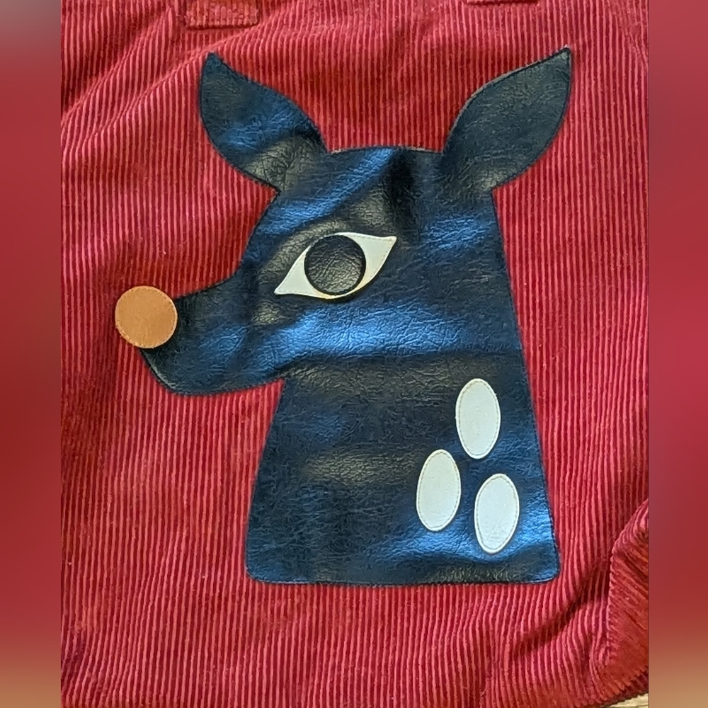 Patch nyc by Ross and Carney Corduroy Purse with Retro Deer Head Patch - Picture 6 of 6